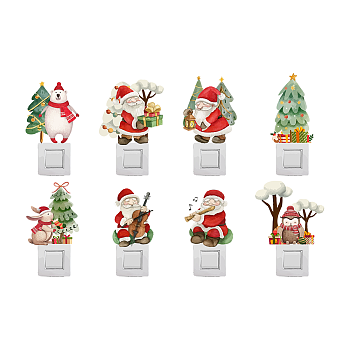 PVC Wall Stickers, Wall Decoration, Santa Claus, 590x390mm