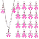 PandaHall EliteOctober Breast Cancer Pink Awareness Ribbon(ENAM-PH0001-02)-1