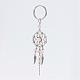 Woven Net/Web with Feather Alloy Keychain(KEYC-JKC00125)-2