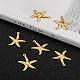 Brass Starfish/Sea Stars Pendants(X-KK-L134-11G)-5