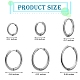 6 Pairs 6 Style Small Huggie Hoop Earrings for Girl Women(EJEW-SZ0001-51)-7
