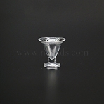 Mini Plastic Cup, Micro Landscape Dollhouse Accessories, Pretending Prop Decorations, Clear, 17x18mm, 10pcs/set(PW-WG2A890-05)