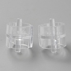 Plastic Tape Oragonzer, Clear, 29x24x22.5mm, Hole: 4.5mm(FIND-WH0148-187)