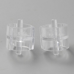 Plastic Tape Oragonzer, Clear, 29x24x22.5mm, Hole: 4.5mm(FIND-WH0148-187)