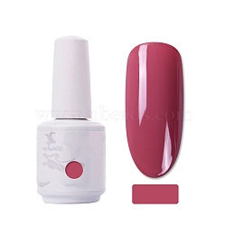 15ml Special Nail Gel, for Nail Art Stamping Print, Varnish Manicure Starter Kit, Old Rose, Bottle: 34x80mm(MRMJ-P006-B042)