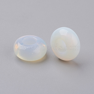 Perles européennes en opalite synthétique(G-G740-14x8mm-20)-2
