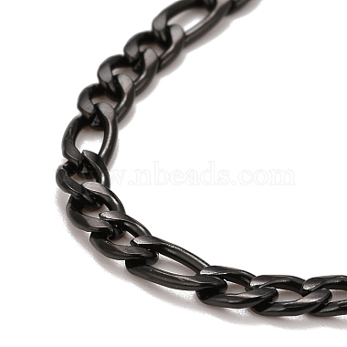 Ion Plating(IP)  304 Stainless Steel Chain Necklaces(NJEW-A002-06EB)-2