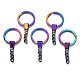 Брелки для ключей из сплава цвета радуги(PALLOY-S180-229-NR)-1