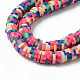 Handmade Polymer Clay Beads Strands(CLAY-N008-010L)-3