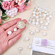 40Pcs 2 Style Shell Pearl Pendants(PALLOY-CA00028)-3