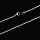 304 Stainless Steel Rope Chain Necklaces(STAS-S029-01)-2