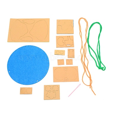 Kits de sacs en forme de terre en tissu non tissé(DIY-WH0265-35)-4