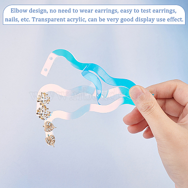 20Pcs Acrylic 2-Hole Earring Try-On Stick(EDIS-FG0001-60)-4