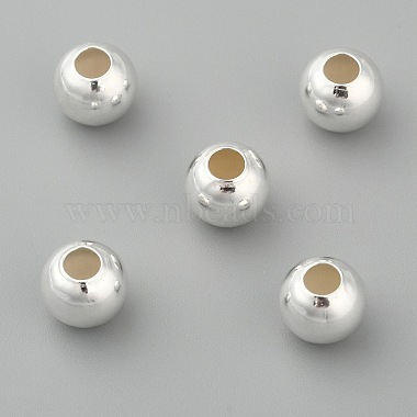 925 шарики стерлингового серебра(STER-T002-241S-8mm)-2