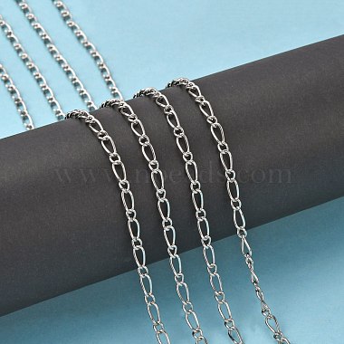 Nickel Free Iron Handmade Chains Figaro Chains Mother-Son Chains(CHSM024Y-NF)-5