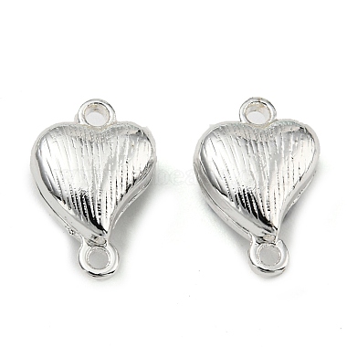 Silver Heart Alloy Magnetic Clasps