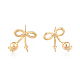 Brass Stud Earring Findings(KK-N216-538)-1