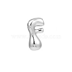 Brass Pendants, Letter A~Z Charms, Letter F, 22x18mm(PW-WG52F6D-06)