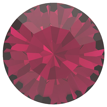 Preciosa&reg MAXIMA Crystal Round Stones, Czech Crystal, Dura Foiling, Round(431 11 615 Chaton), 90110 Ruby, SS12/PP24(3~3.2mm)