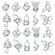 20Pcs 10 Style Alloy Pendants(FIND-CJ0001-11)-1