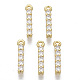 Brass Micro Pave Cubic Zirconia Charms(X-KK-T060-05-I-G-NF)-1