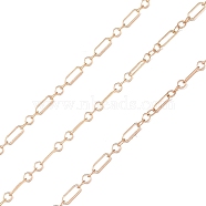 Brass Figaro Chains, Soldered, Real 14K Gold Filled Chains, Real 14K Gold Plated, Link: 2x1.6x0.3mm, 4.7x1.6x0.3mm(CHC-M023-13G)