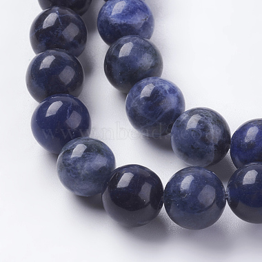 Natural Sodalite Beads Strands(G-G448-10mm-25)-3