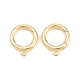 Brass Spring Gate Rings(KK-P353-16G)-1