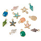 13Pcs Alloy Enamel Pendants(ENAM-TADJ0001-02)-3