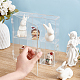 6 Grids Transparent Acrylic Minifigures Display Case with Cover(DIY-WH0430-530A)-3