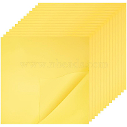 15 Sheets Waterproof Polyimide Insulation Heat-Resistant Film Stickers, Square, Gold, 159x159x0.05mm(DIY-BC0006-15)