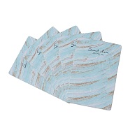 Coated Paper Bracelet Display Cards, Rectangle, Other Pattern, 9.1x6x0.04cm(CDIS-D005-09B)