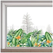 Electrostatic PVC Window Sticker, for Window Home Decoration, Leaf, 390x1180mm(DIY-WH0457-007)