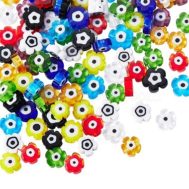 120piezas 10colores cuentas de murano hechas a mano contra el mal de ojo(LAMP-SZ0001-16)-2