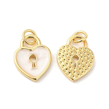 Real 16K Gold Plated Brass Enamel Charms(ZIRC-L103-054G)-2