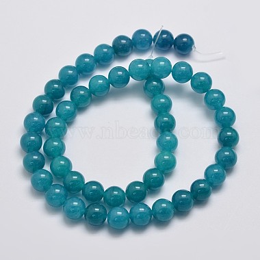 Natural & Dyed Malaysia Jade Bead Strands(X-G-A146-8mm-A24)-2