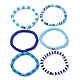 Handmade Polymer Clay Heishi Beads Stretch Bracelets Sets(BJEW-JB05902-04)-1