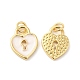 Real 16K Gold Plated Brass Enamel Charms(ZIRC-L103-054G)-2