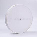 Flat Elastic Rubber Band, Webbing Garment Sewing Accessories, White, 70mm, 40m/roll(EC-WH0002-70mm-01)