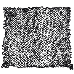 1Pc Polyester Replaceable Net for Spike Roundnet Game, Black, 490x450x3mm(TOOL-CN0001-07)