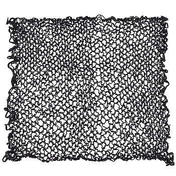 1Pc Polyester Replaceable Net for Spike Roundnet Game, Black, 490x450x3mm