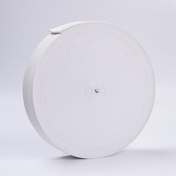 Flat Elastic Rubber Band, Webbing Garment Sewing Accessories, White, 70mm, 40m/roll