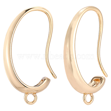 10Pcs Oval Brass Earring Hooks(KK-BBC0028-97)-7