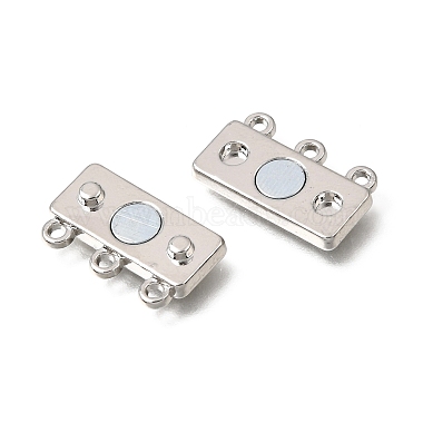 2-Strands Brass Magnetic Clasps(KK-CBA9C94-01B-P)-2