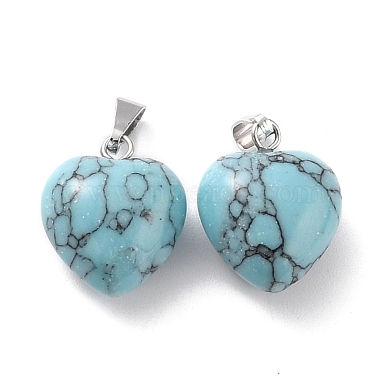 Synthetic Turquoise Pendants(G-I311-A33)-2