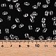 ベーキングペイント透明ガラスシードビーズ(X-SEED-N006-05A)-5