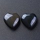 Natural Obsidian Heart Love Stone(G-I280-02)-2