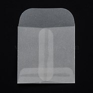 Square Translucent Parchment Paper Bags, for Gift Bags and Shopping Bags, Clear, 66mm, Bag: 50x50x0.3mm(CARB-A005-02B)