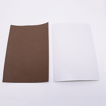 Sponge EVA Sheet Foam Paper Sets, With Adhesive Back, Antiskid, Rectangle, Coconut Brown, 30x21x0.1cm
