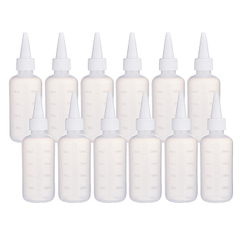120ml Plastic Glue Bottles, Clear, 14.5cm, Capacity: 120ml
